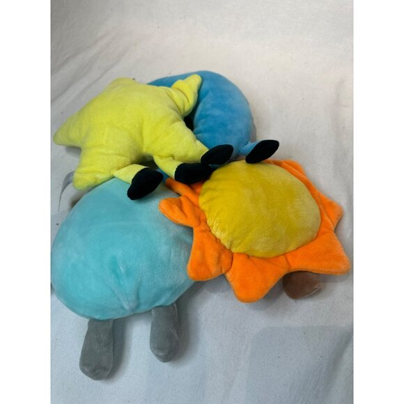 Midwood Brands Sewn Together Plush Lot of 2 Sun Rain Moon Star Stuffed Toys - Picture 6 of 6
